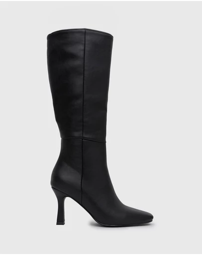 Betts - Maverik Square Toe Stiletto Knee Boots