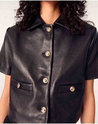 Maje - Valdom Leather Blazer
