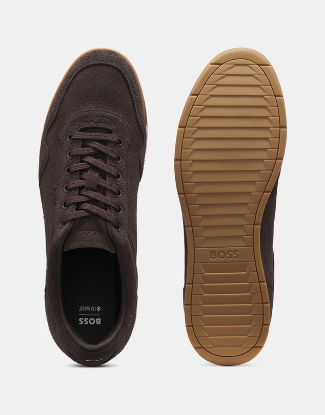 BOSS - Nitan Low Profile Suede Trainers