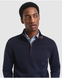 Gant - Sacker Rib Half-Zip Sweatshirt