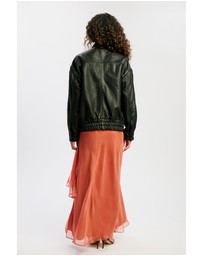 Bardot - Oversized Leather Jacket