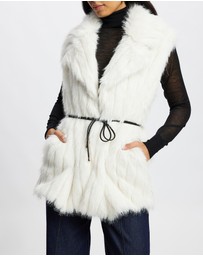 Honey and Beau - Farrah Faux Fur Vest