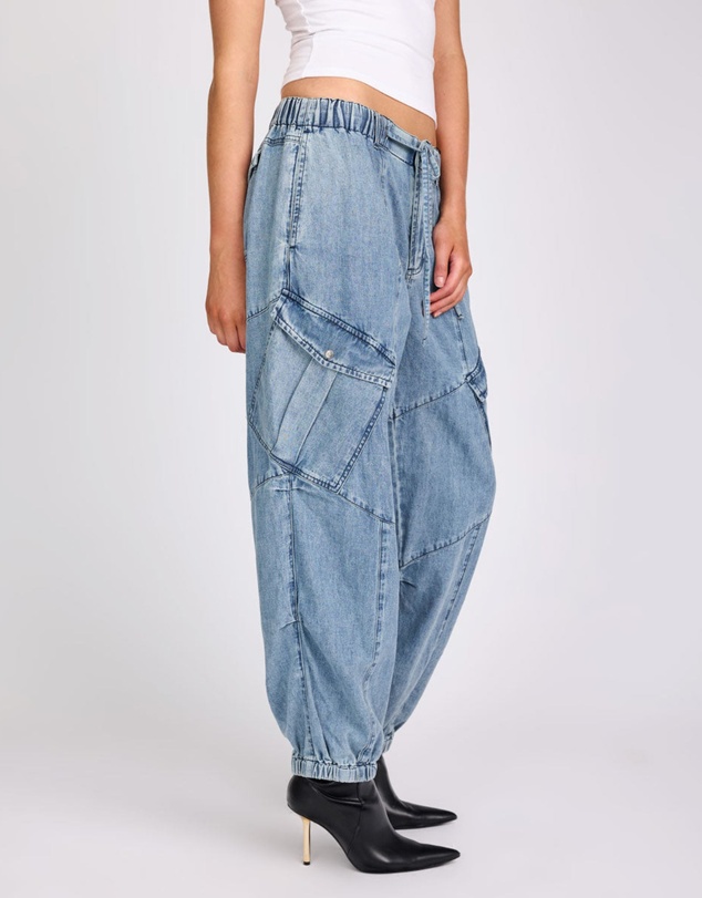 ONE TEASPOON - Utility Denim Flight Pants - Johnny Blue