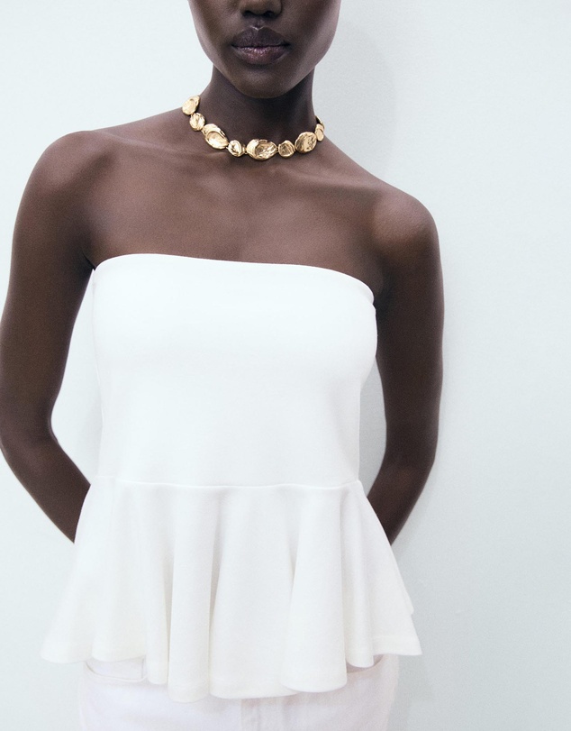 M.N.G - Peplum Top