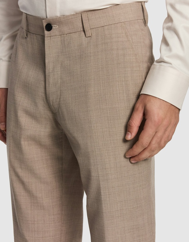 yd. - Cash Wool Blend Slim Dress Pant