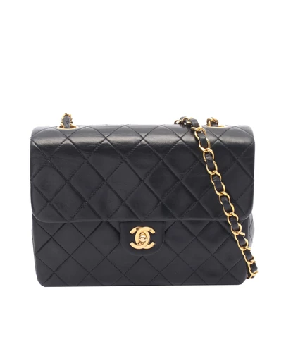 Pre-Loved by Azura Reborn - Pre-Loved Mini Square Classic Lambskin Single Flap