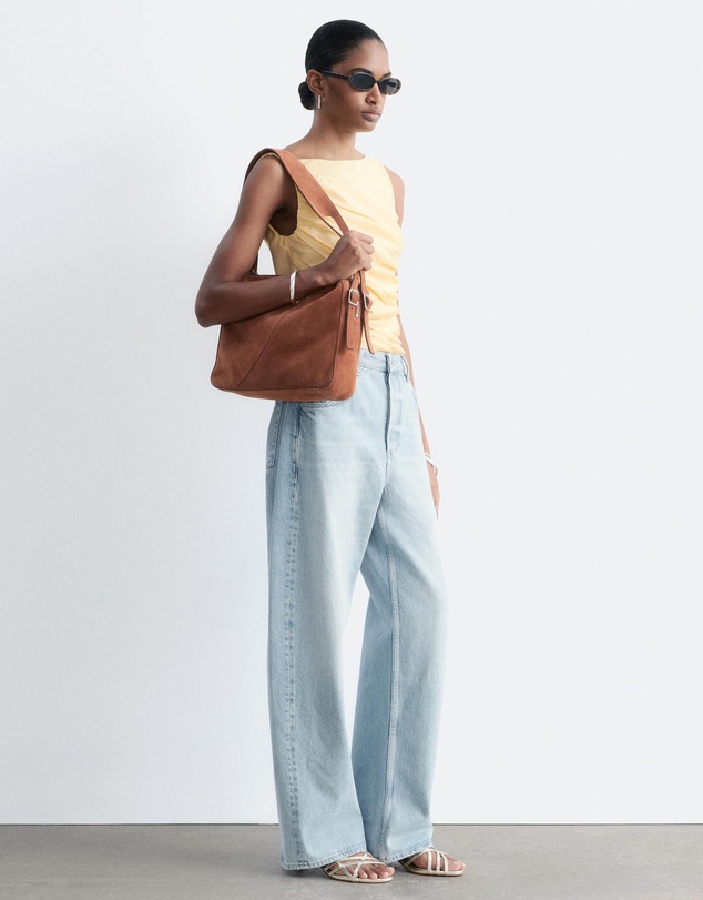 & Other Stories - Textured Boat Neck Top