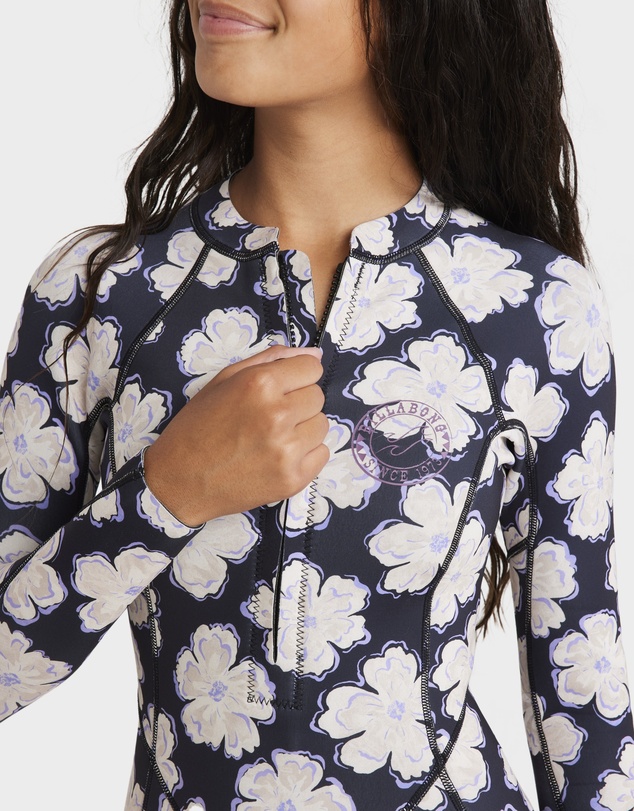 Billabong - Girls 8 to 14 Salty Dayz Natural Springsuit