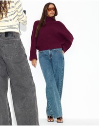 Dazie - Riley Funnel Neck Knit Jumper