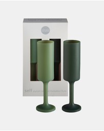porter green - seff | silicone unbreakable champagne flutes