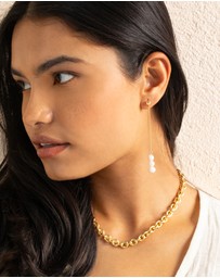 Mestige - Mallorca Drop Earrings - 18K Gold Plated