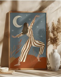 Olive et Oriel - Dancing With Stars by Treechild Art Print