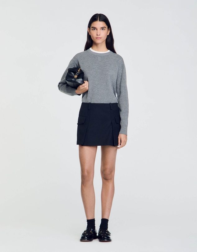 Sandro - Lara Woven Skirt