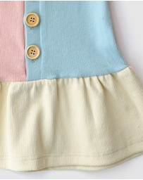 WITH LOVE FOR KIDS - Basics Long Sleeve Dress - Kids