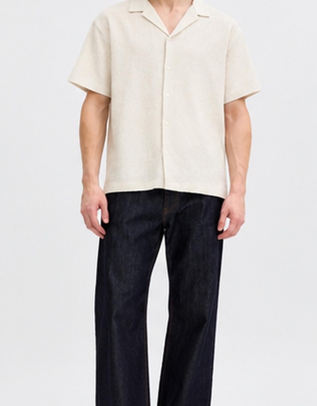 Jack & Jones - JorMontauk Crochet Shirt SS