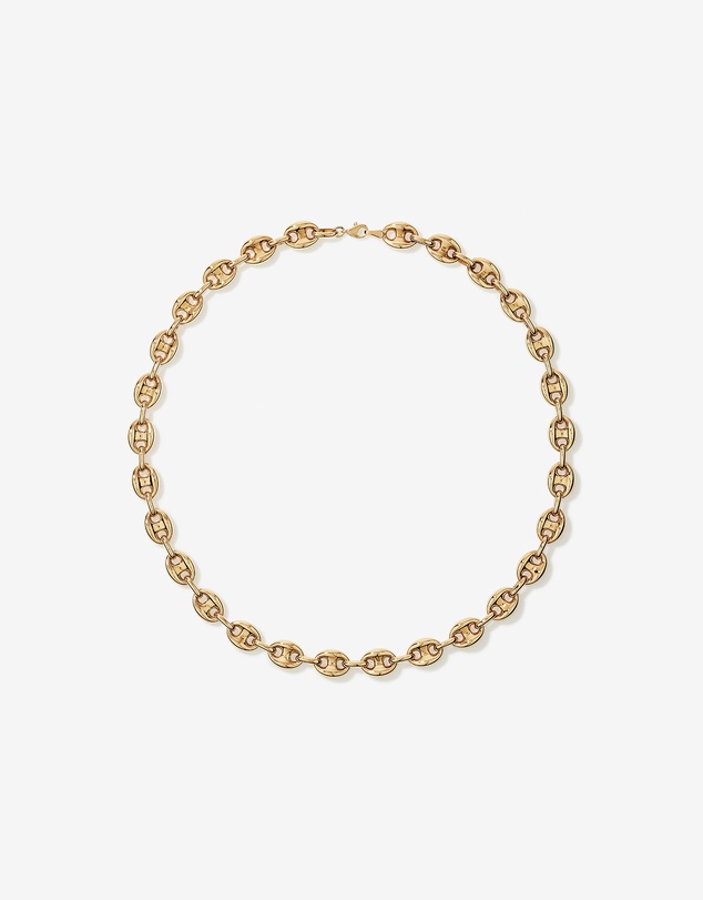 Michael Hill - Puff Anchor Chain Necklace in 18kt Gold Vermeil
