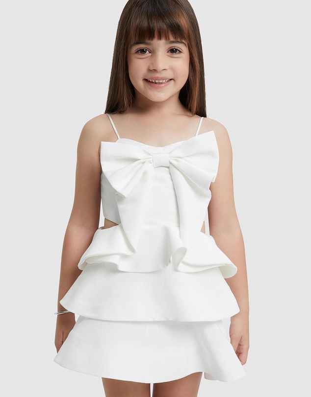 Bardot Junior - Tulip Bow Dress - Kids-Teens