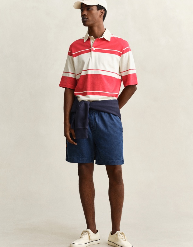 Gant - Striped Short Sleeve Rugger