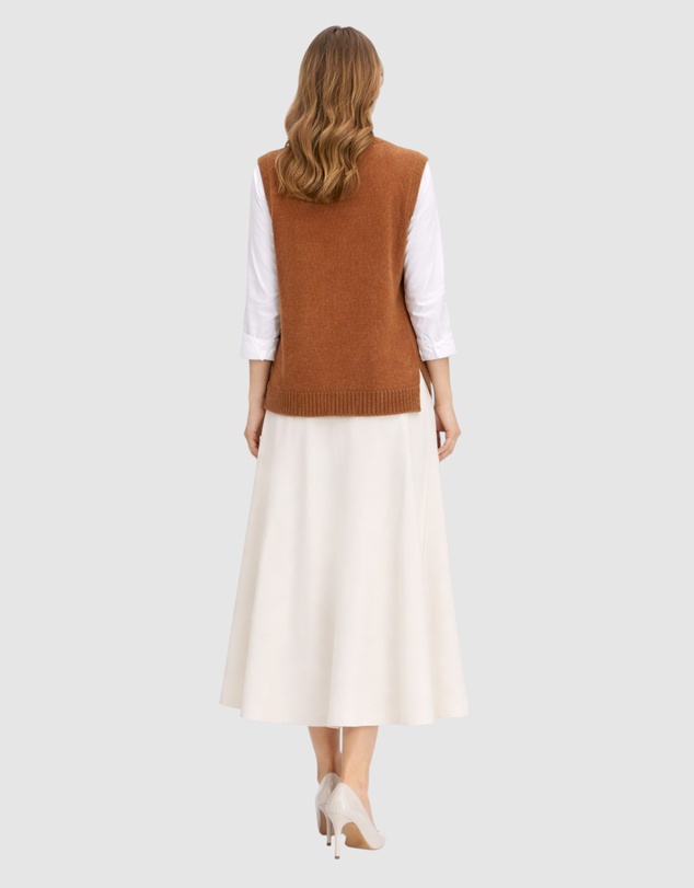 Honey and Beau - Ladies V-Neck Knitted Vest