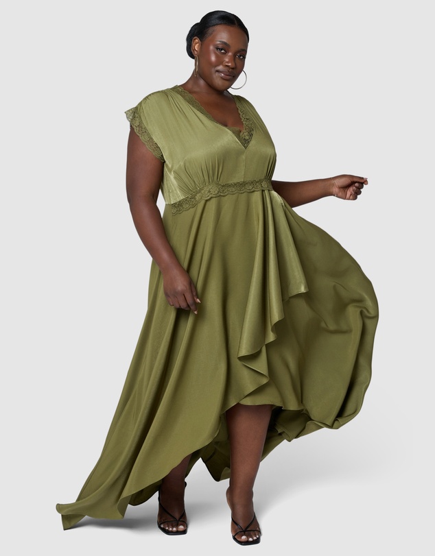 Sunday In The City - Rocked Maxi Dress