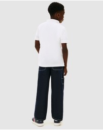 Tommy Hilfiger - Boys Regular Fit Textured Polo Shirt - Teens