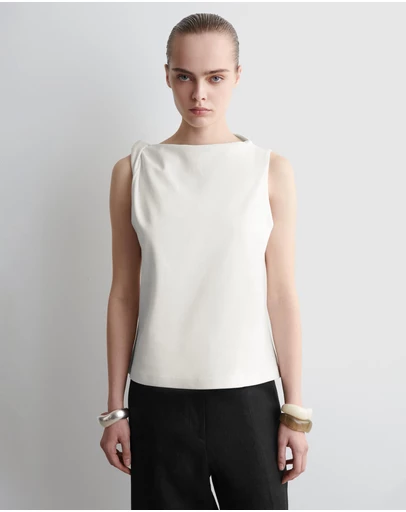 COS - Twist Detail Cotton Top
