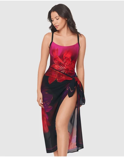 Miraclesuit Swimwear  - Petali Rosa Sarong Beach Coverup