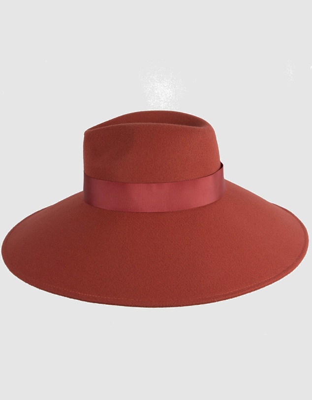 Max Alexander - Wide Brim Orange Winter Hat