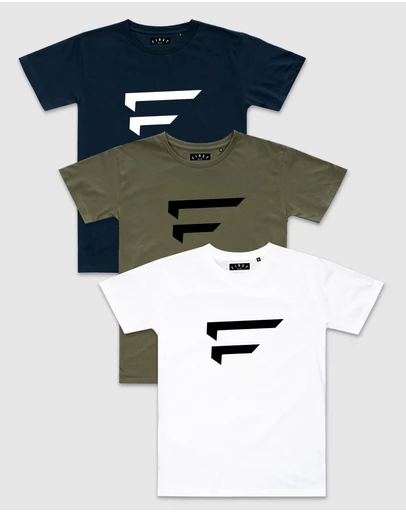 First Division - 3-Pack Performance Logo Tee
