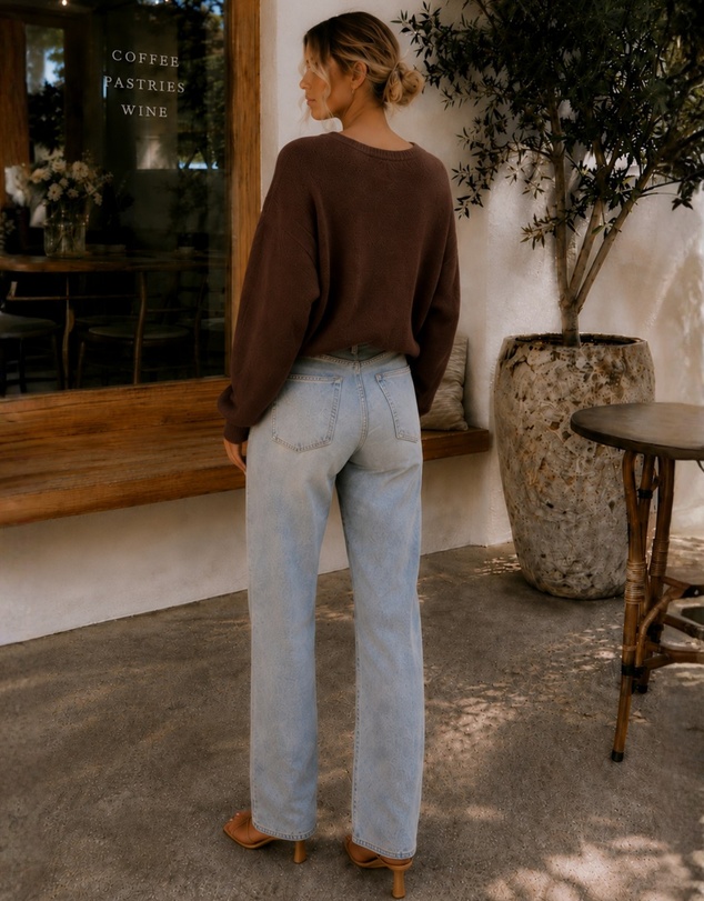 Esther & Co - Joansy Knit - Chocolate