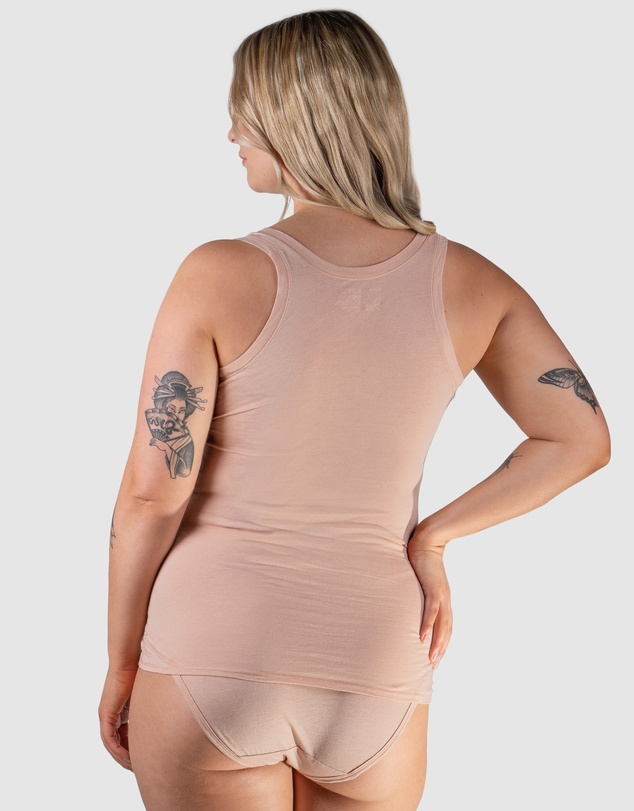 B Free Intimate Apparel - Superfine﻿ 100% Cotton Tank Top - 2 Pack﻿