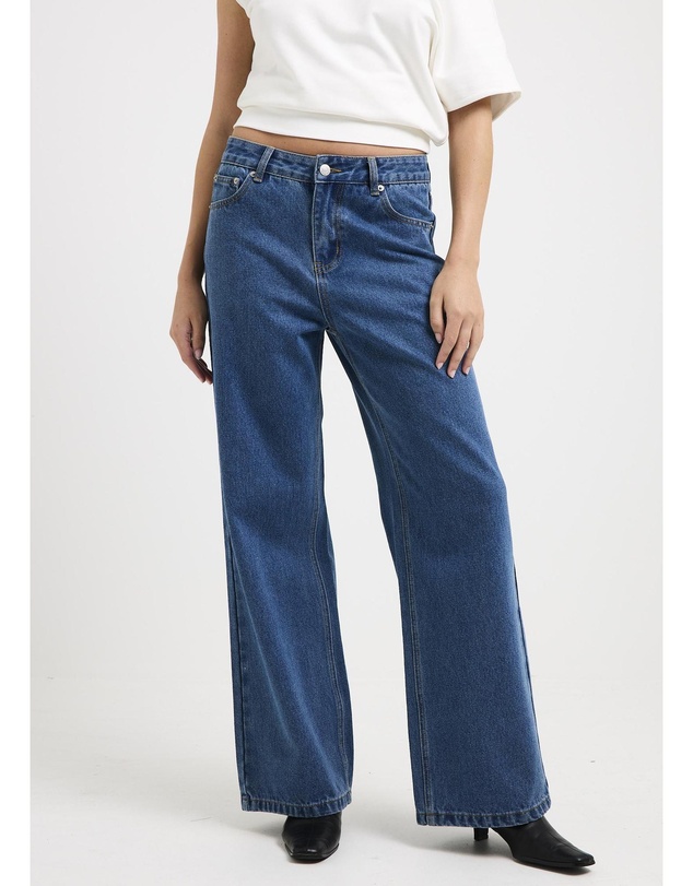 Insight - Misty High & Wide Denim Jeans