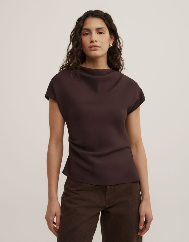 Witchery - Cowl Neck Crepe Top