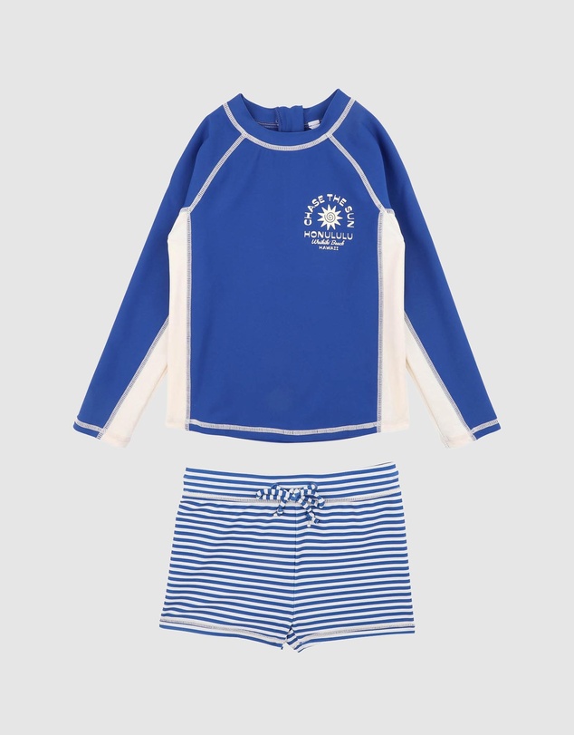 Minihaha - Bodhi LS Rashie Trunk Set - Babies-Kids