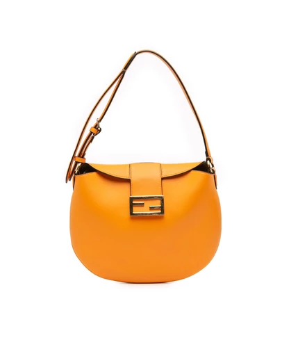 Pre-Loved by Azura Reborn - Pre-Loved Small Leather Croissant Hobo Bag