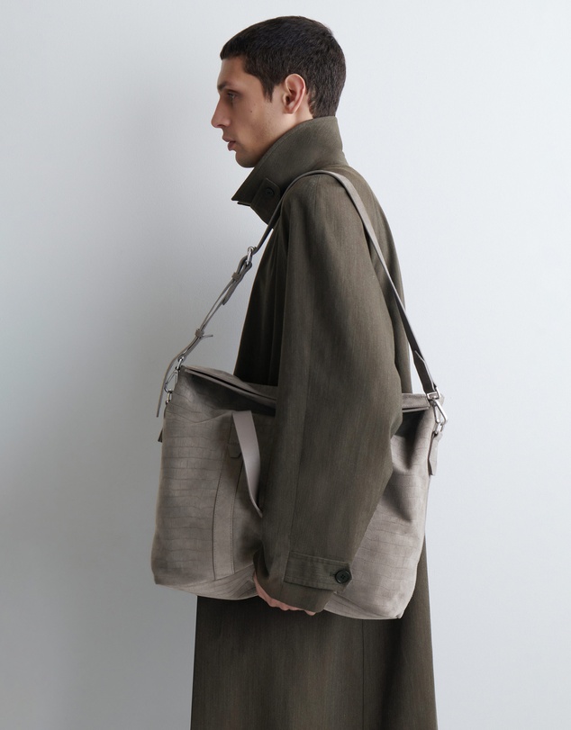 COS - Brunswick Messenger Bag - Croc