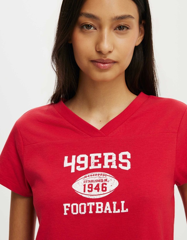Cotton On - The Lcn V Neck Original Graphic Tee