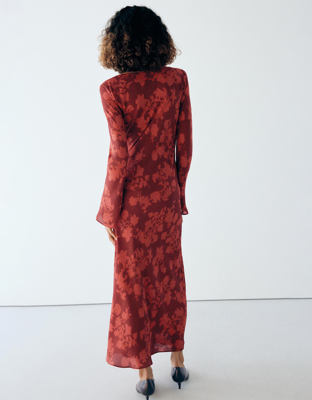 M.N.G - Long-Sleeved Floral Dress