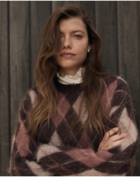 Country Road - Argyle Crew Neck Knit