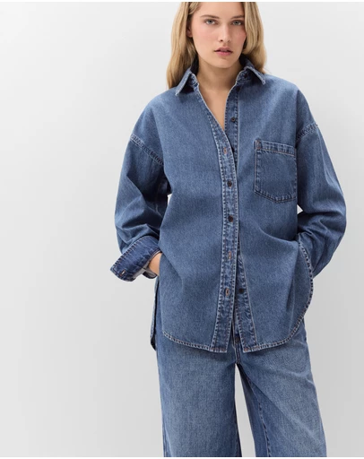 UNISON - Oversized Denim Shirt