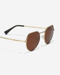 Hawkers Co - HAWKERS - Polarized Gold Brown AURA  Sunglasses for Men and Women UV400