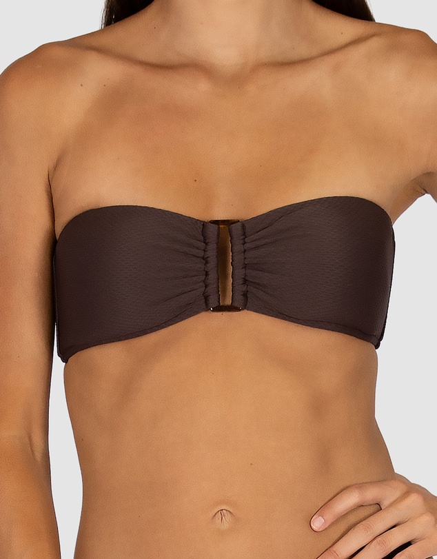 Baku Swimwear - Rococco Ring Bandeau Bikini Bra Top
