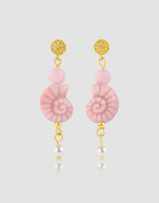 Carly Paiker - San Sebastian Conch Earrings