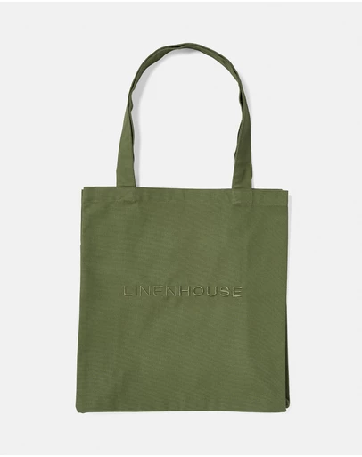 Linen House - Linen House Embroidered Tote Bag