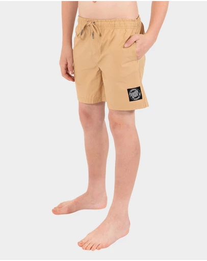 Santa Cruz - MFG Cruzier Solid Beach Shorts - Teens