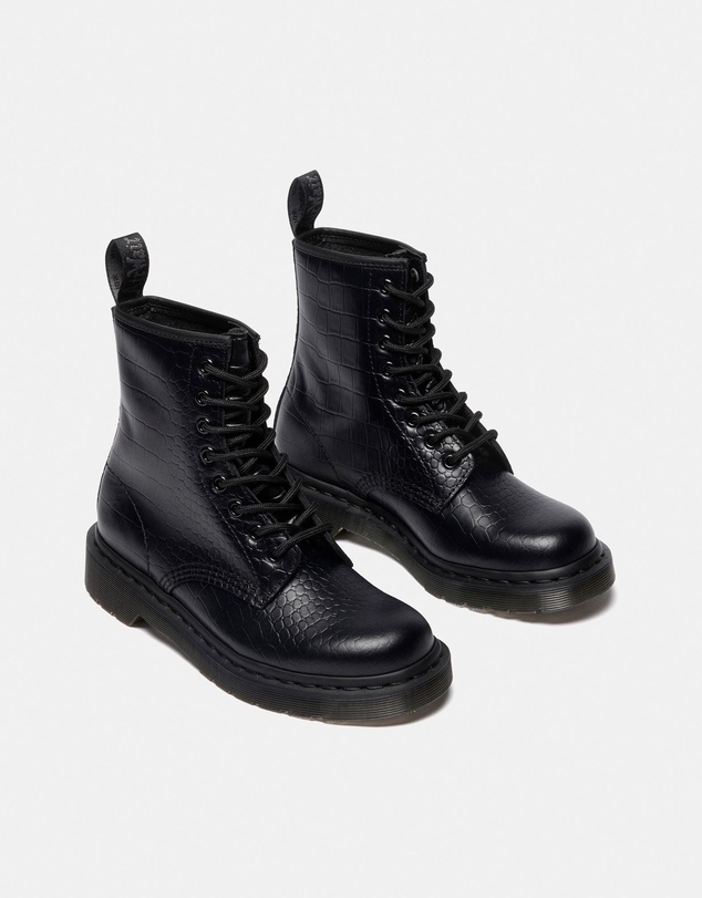 Dr Martens - 1460 Croco 8 Eye Boots - Unisex