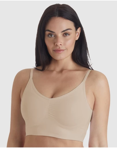 Naomi & Nicole - No 'Side Show' Crop Top Style Shapewear Bralette