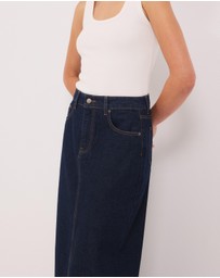 Calli - Cassandra Denim Maxi Skirt