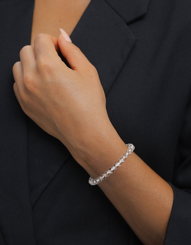 Elli Jewelry - Rock Crystal Bead Bracelet