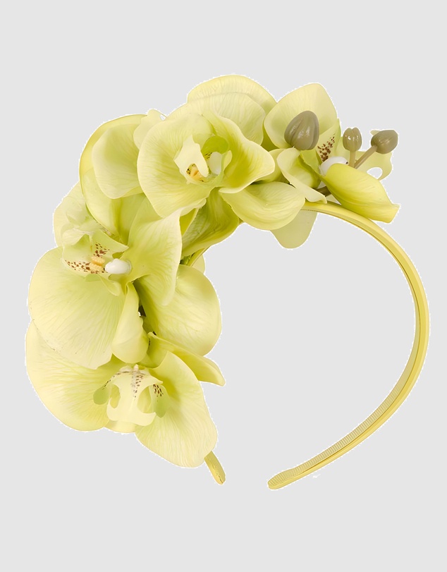 Max Alexander - Lime Orchid Racing Fascinator